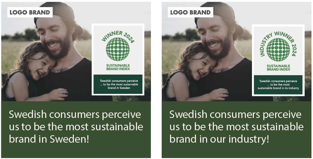 Examples of correct wording for SBI winner communications showing proper use of perception language